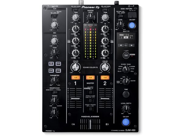 Pioneer DJ DJM-450 Mikser, to kanaler 